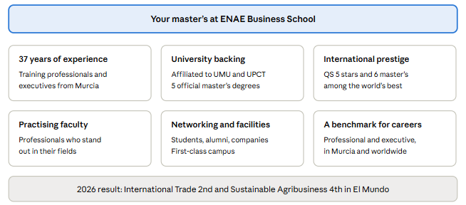 Six reason to choose ENAE Masters